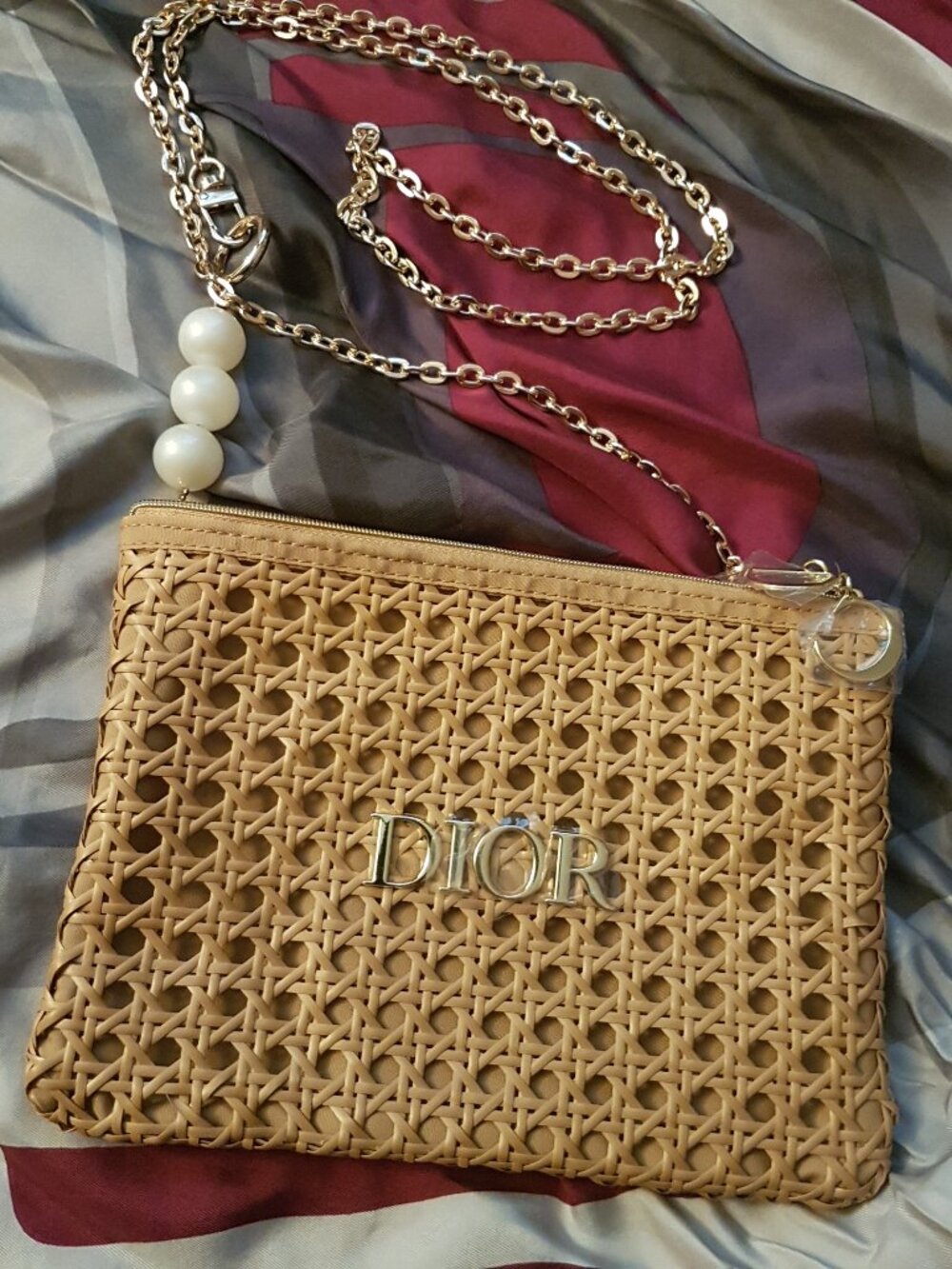 Dior beauty cosmetic bag